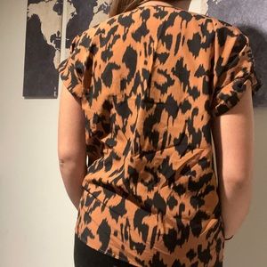 Animal print pattern shirt